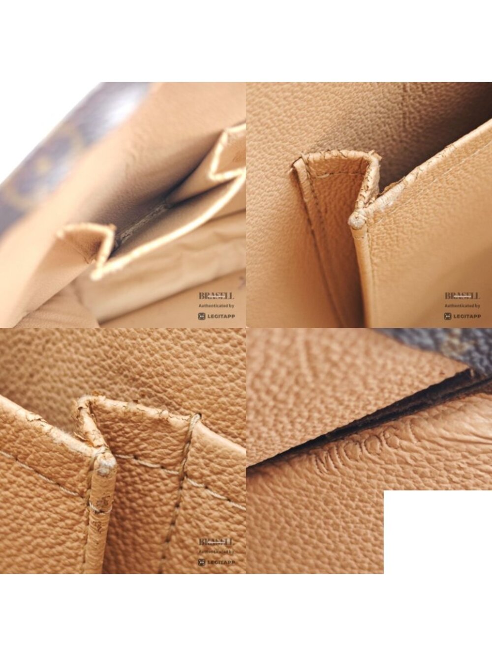 Louis Vuitton Sac Plat Bag Handbag Brown - Picture 14 of 16